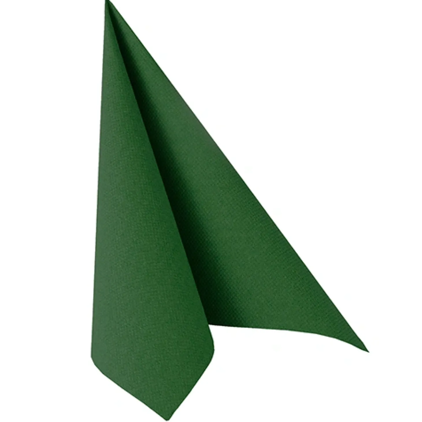 PAPSTAR Servietten "ROYAL Collection" 1/4-Falz 40 cm x 40 cm dunkelgrün, 8 x 20 Stück