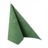 PAPSTAR Servietten "ROYAL Collection" 1/4-Falz 40 cm x 40 cm dunkelgrün "Ornaments", 8 x 20 Stück