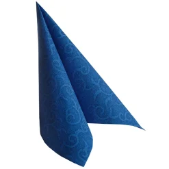 PAPSTAR Servietten "ROYAL Collection" 1/4-Falz 40 cm x 40 cm dunkelblau "Casali"