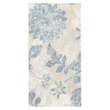 PAPSTAR Servietten "ROYAL Collection" 1/8-Falz 40 cm x 40 cm arktikblau "Flowers"