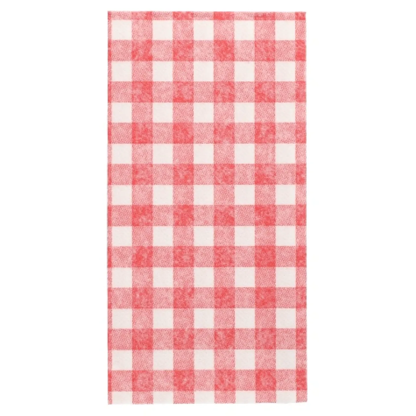 PAPSTAR Servietten "ROYAL Collection" 1/8-Falz 40 cm x 40 cm rot "Vichy Karo"