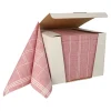 PAPSTAR Servietten "ROYAL Collection" 1/4-Falz 40 cm x 40 cm bordeaux "Kitchen Craft", 100 Stück
