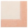 PAPSTAR Servietten "ROYAL Collection" 1/4-Falz 40 cm x 40 cm terracotta "Linum", 8 x 20 Stück
