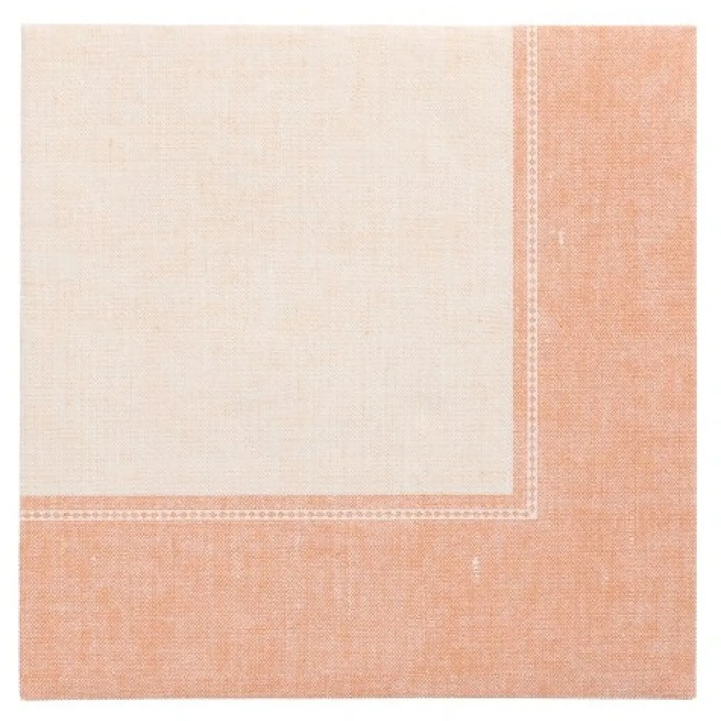 PAPSTAR Servietten "ROYAL Collection" 1/4-Falz 40 cm x 40 cm terracotta "Linum", 8 x 20 Stück