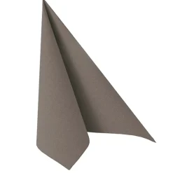 PAPSTAR Servietten "ROYAL Collection" 1/4-Falz 40 cm x 40 cm grau, 8 x 20 Stück
