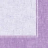 PAPSTAR Servietten "ROYAL Collection" 1/4-Falz 40 cm x 40 cm flieder "Linum", 5 x 50 Stück
