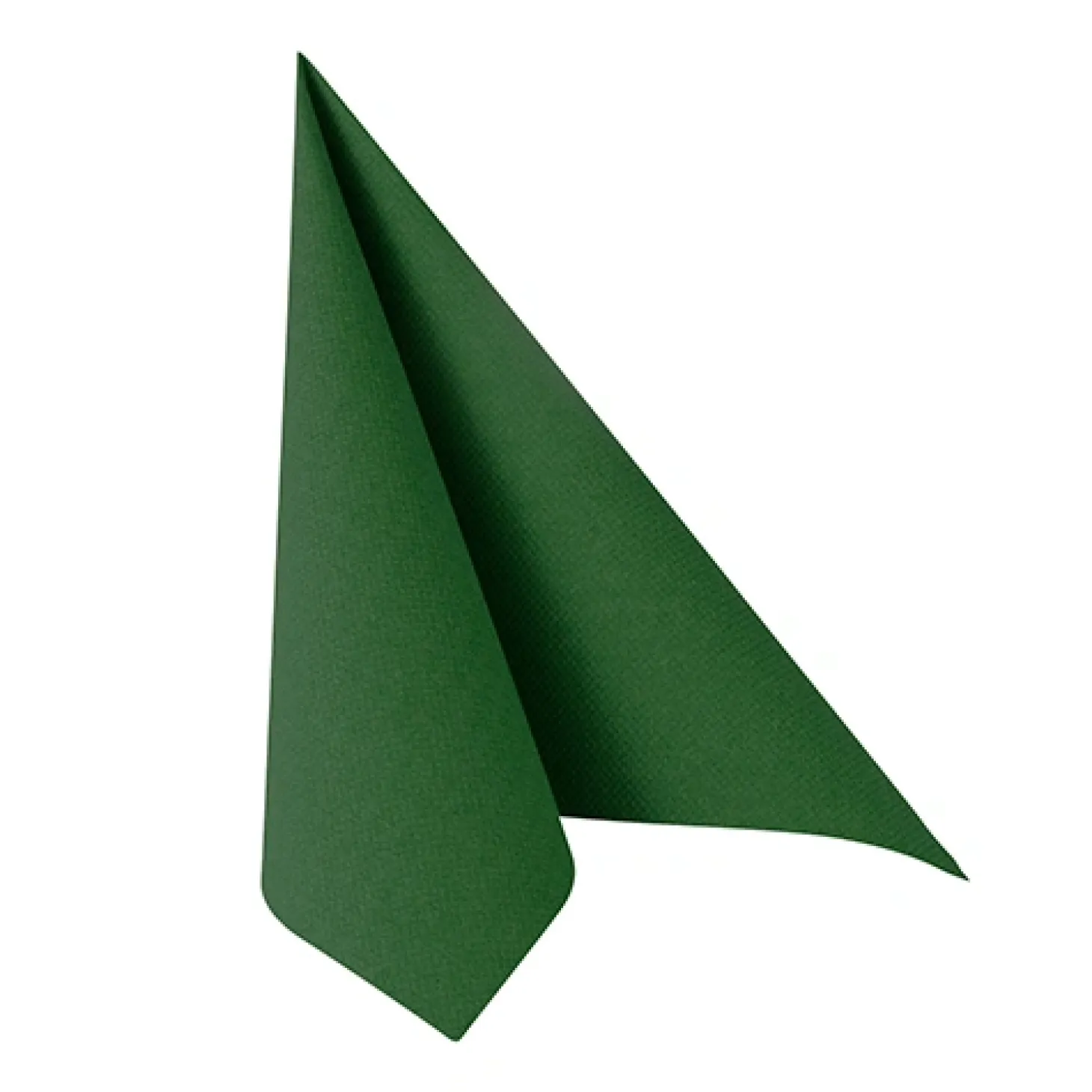 PAPSTAR Servietten "ROYAL Collection" 1/4-Falz 40 cm x 40 cm dunkelgrün in Papierverpackung