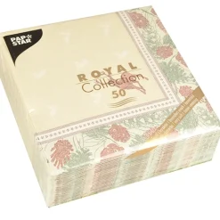 PAPSTAR Servietten "ROYAL Collection" 1/4-Falz 40 cm x 40 cm "Majestic Deer"