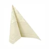 PAPSTAR Servietten "ROYAL Collection" 1/4-Falz 40 cm x 40 cm champagner "Ornaments", 8 x 20 Stück