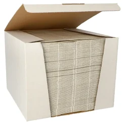 PAPSTAR Servietten "ROYAL Collection" 1/4-Falz 40 cm x 40 cm sand "Kitchen Craft", 100 Stück