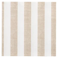 PAPSTAR Servietten "ROYAL Collection" 1/4-Falz 40 cm x 40 cm sand "Lines", 8 x 20 Stück