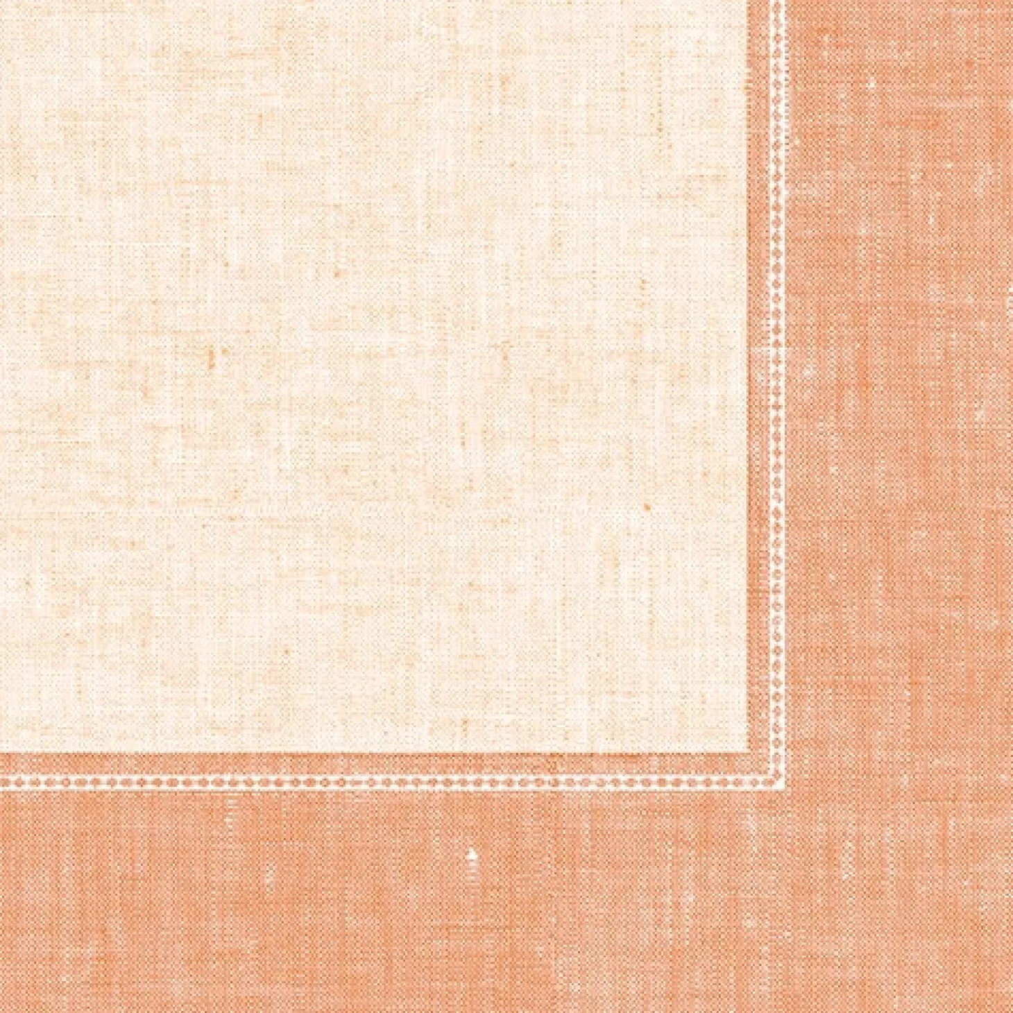 PAPSTAR Servietten "ROYAL Collection" 1/4-Falz 40 cm x 40 cm terracotta "Linum", 5 x 50 Stück