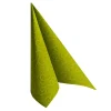 PAPSTAR Servietten "ROYAL Collection" 1/4-Falz 40 cm x 40 cm olivgrün "Casali"