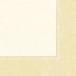 PAPSTAR Servietten "ROYAL Collection" 1/4-Falz 40 cm x 40 cm champagner "Linum"