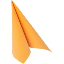 PAPSTAR Servietten "ROYAL Collection" 1/4-Falz 40 cm x 40 cm orange, 5 x 50 Stück