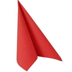 PAPSTAR Servietten "ROYAL Collection" 1/4-Falz 40 cm x 40 cm rot, 5 x 50 Stück