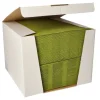 PAPSTAR Servietten "ROYAL Collection" 1/4-Falz 40 cm x 40 cm olivgrün, 100 Stück