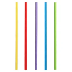 PAPSTAR Shake-Halme, Papier Ø 8 mm, 25 cm farbig sortiert, 50 x 135 Stück
