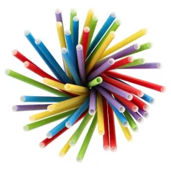 PAPSTAR Shake-Halme, Papier Ø 8 mm, 25 cm farbig sortiert, 50 x 135 Stück