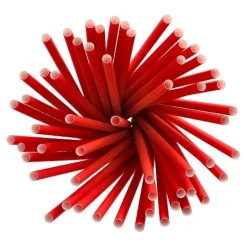 PAPSTAR Shake-Halme, Papier Ø 8 mm, 25 cm rot