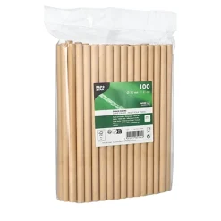 PAPSTAR Shake-Halme Papier Ø 10 mm, 21 cm braun
