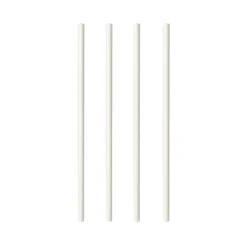 PAPSTAR Shake-Halme, Papier "pure" Ø 8 mm, 25 cm weiß, 12 x 100 Stück