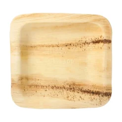 PAPSTAR Siegelschalen Palmblatt "pure" eckig 900 ml 26 cm x 25 cm x 4 cm ungeteilt