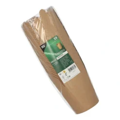 PAPSTAR Snackboxen, Pappe eckig 470 ml 9,8 cm x 8,2 cm x 7 cm braun