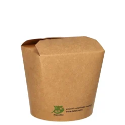 PAPSTAR Snackboxen, Pappe eckig 760 ml 9,8 cm x 10 cm x 8,8 cm braun