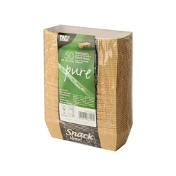 PAPSTAR Snacktrays, Pappe "pure" 3 cm x 3,3 cm x 10,5 cm "Good Food"