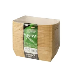 PAPSTAR Snacktrays, Pappe "pure" 4 cm x 11 cm x 16 cm "Good Food"