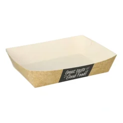 PAPSTAR Snacktrays, Pappe "pure" 4 cm x 11 cm x 16 cm "Good Food"