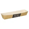 PAPSTAR Snacktrays, Pappe "pure" 3,5 cm x 3,3 cm x 18,5 cm "Good Food"
