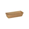 PAPSTAR Snacktrays, Pappe "pure" 3 cm x 3,3 cm x 10,5 cm braun