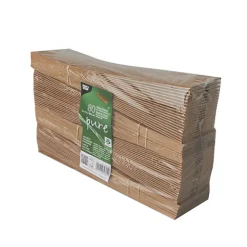 PAPSTAR Snacktrays, Pappe "pure" 3 cm x 7,3 cm x 28,5 cm braun "100% Fair"