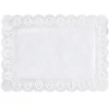 PAPSTAR Spitzenpapiere eckig 45 cm x 32 cm weiß