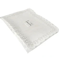 PAPSTAR Spitzenpapiere eckig 53 cm x 32,5 cm weiß