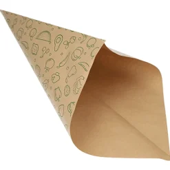 PAPSTAR Spitztüten, Kraftpapier 52,5 cm x 37 cm x 37 cm braun