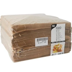 PAPSTAR Spitztüten, Pergament-Ersatz 32,5 cm x 23 cm x 23 cm braun Füllinhalt 250 g, fettdicht