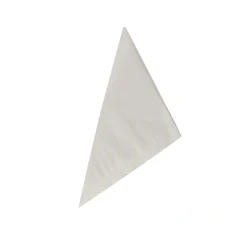 PAPSTAR Spitztüten, Pergament-Ersatz 17 cm x 17 cm x 24 cm weiß Füllinhalt 100 g, fettdicht
