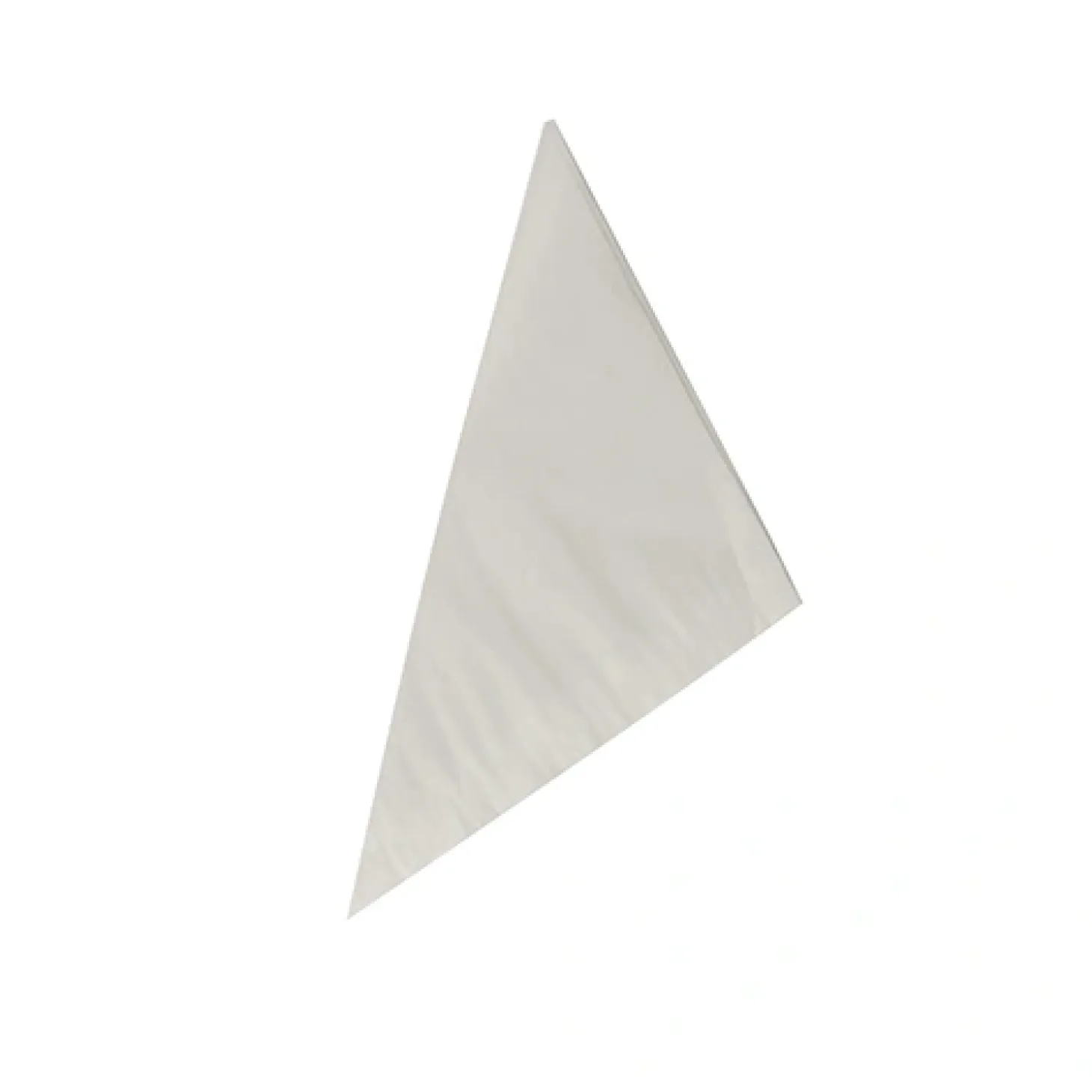 PAPSTAR Spitztüten, Pergament-Ersatz 17 cm x 17 cm x 24 cm weiß Füllinhalt 100 g, fettdicht