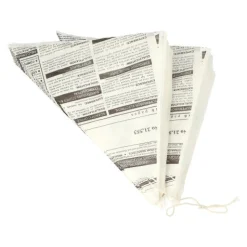 PAPSTAR Spitztüten, Pergament-Ersatz 32,5 cm x 23 cm x 23 cm 