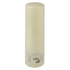 PAPSTAR Stumpenkerze Ø 80 mm, 290 mm elfenbein "Ivory" mit Flachkopf