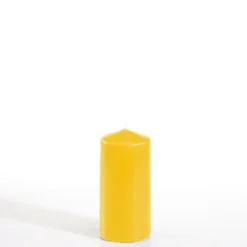 PAPSTAR Stumpenkerze Ø 50 mm, 100 mm goldgelb