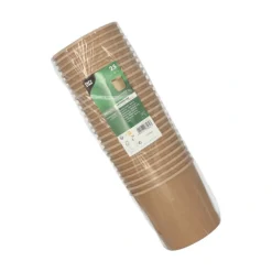 PAPSTAR Suppenbecher, Pappe "pure" 760 ml Ø 11,5 cm, 11 cm braun