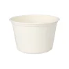 PAPSTAR Suppenbecher, Zuckerrohr "pure" 600 ml Ø 14 cm, 9 cm weiß