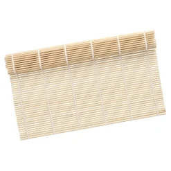PAPSTAR Sushi-Matte Bambus "ASIA" 27 cm x 27 cm natur, 50 x 1 Stück