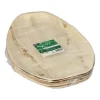 PAPSTAR Tabletts, Palmblatt "pure" oval 3 cm x 37 cm x 25 cm natur