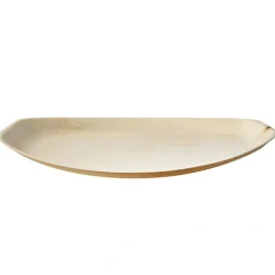 PAPSTAR Tabletts, Palmblatt "pure" oval 37 cm x 25 cm x 3 cm