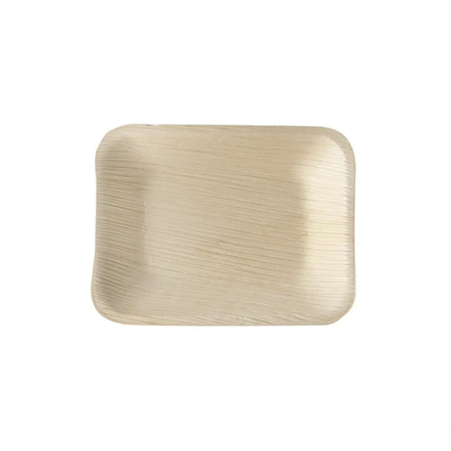 PAPSTAR Tabletts, Palmblatt "pure" eckig 16 cm x 12 cm x 2,5 cm